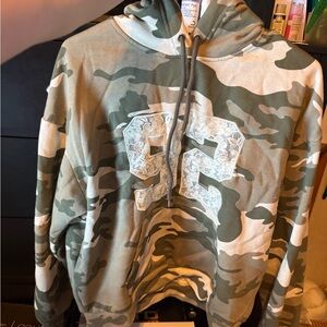 Camouflage Hooded Sweater